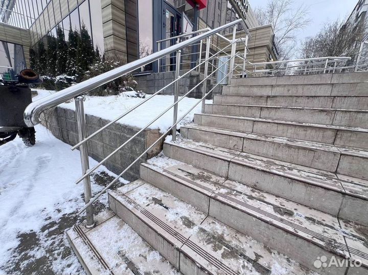 Перила в дом из нержавеющей стали