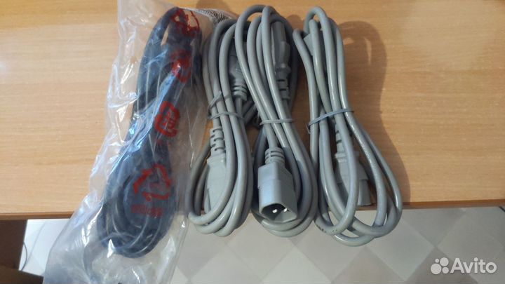 Удлинитель питания компьютера c14 на c13 (2м)