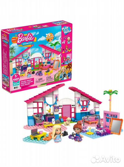 Новый конструктор Mega Construx Barbie Домик мечты