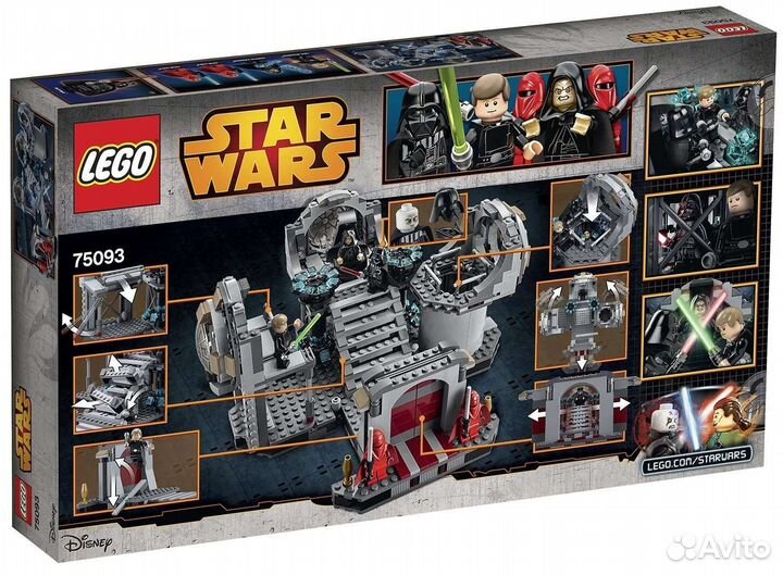 Lego звёздные войны 75093