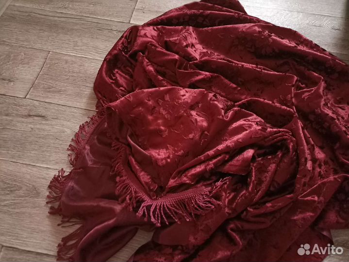 Шторы бордовые, цена за все