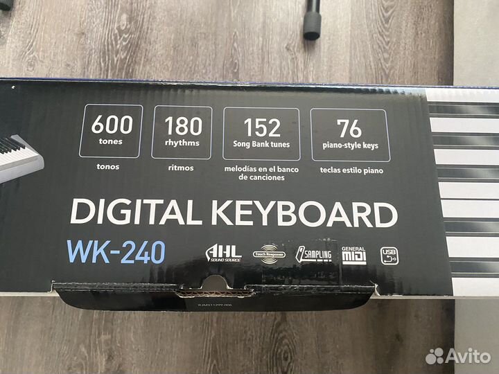 Синтезатор casio wk 240