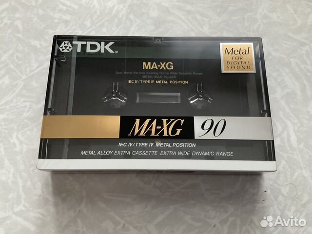 Аудиокассетa TDK MA-XG 90
