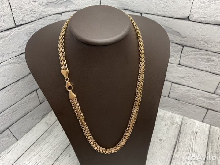Золотая цепь 585 пробы массой 34.8 грамма (50см)