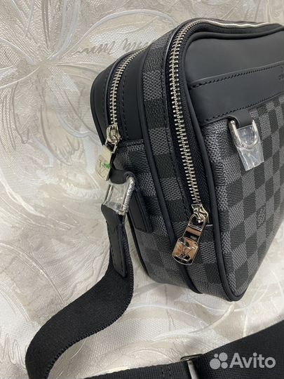 Сумка мужская Louis Vuitton кожаная