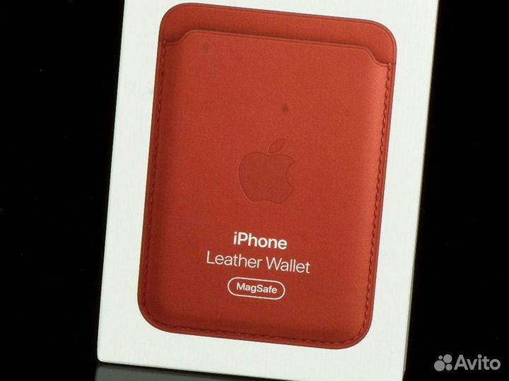 Apple leather Wallet / картхолдер / гарантия