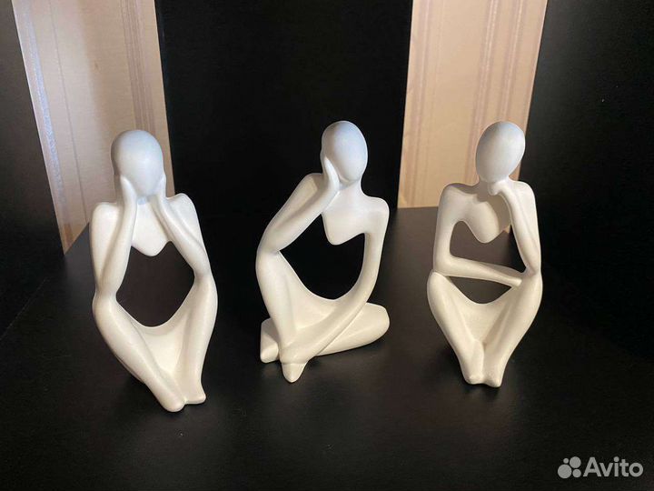 Декор из гипса. Абстрактные фигурки