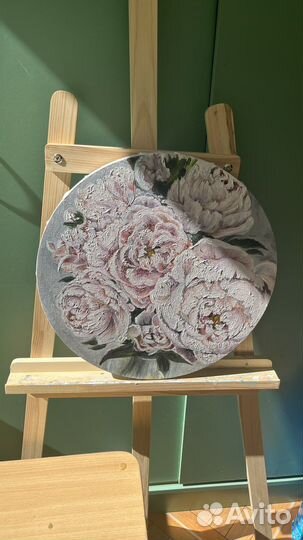 Картина маслом цветы