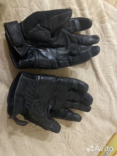 Мотоперчатки кожаные