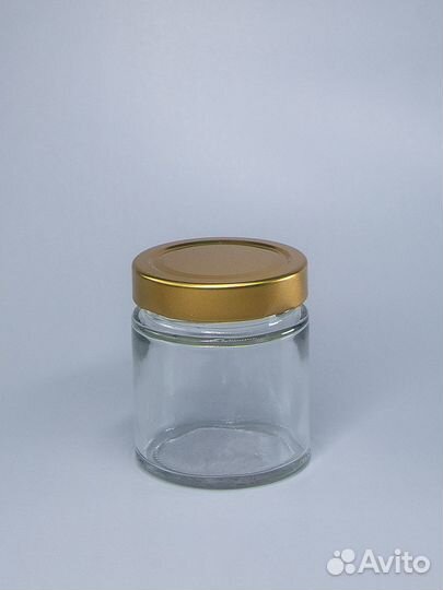Банка стеклянная 200мл дип, баночка 0,200мл deep