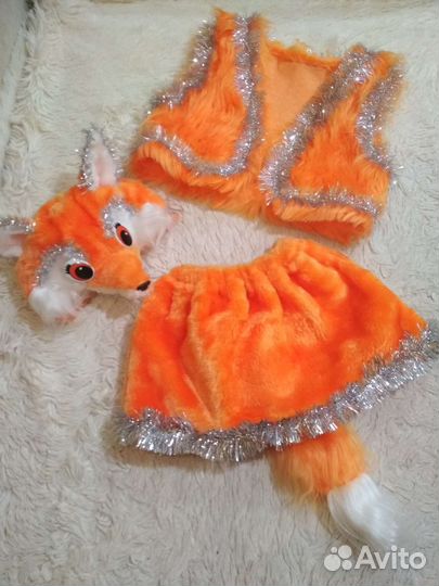 Костюм лисички аренда 3 - 5 лет