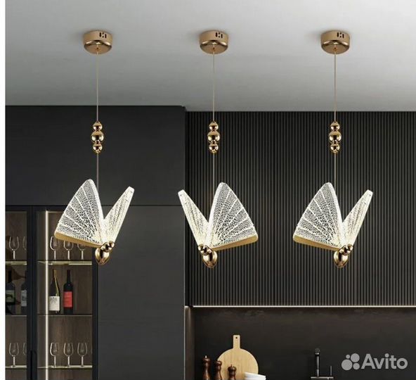 Светильник подвесной бабочка