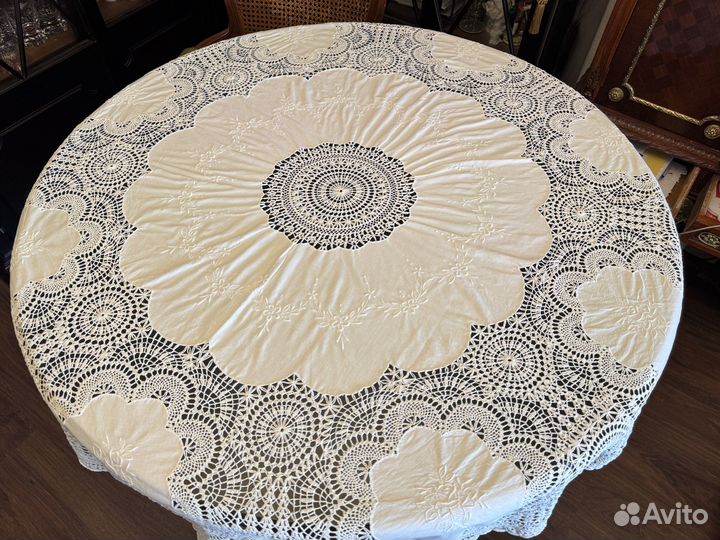 Винтажня скатерть,хлопок, Испания