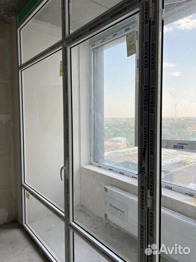 Стеклопакет с дверью