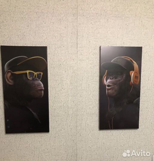 Катина на холсте постер