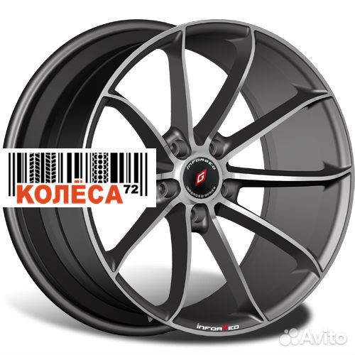 Inforged IFG18 8x18 5x114,3 ET45 Dia67.1 Black Mac