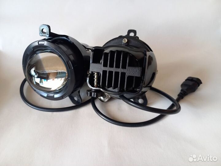 Фары туманки Приора,Веста, линза,линзованные