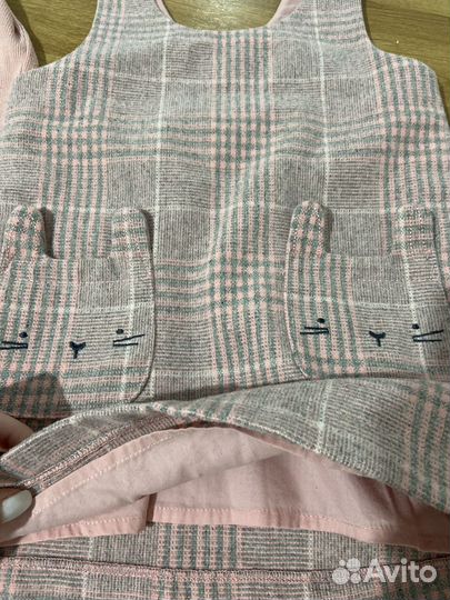 Сарафан next 98 и лонгслив