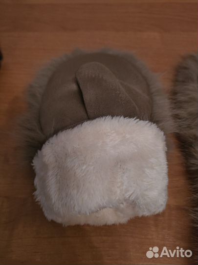 Варежки из искусственного меха