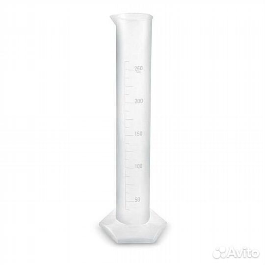 Цилиндр мерный пластиковый, 250 мл