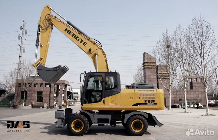 Колёсный экскаватор HENGTE HT190W, 2024
