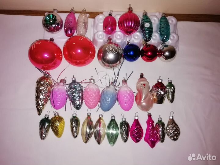 Елочные игрушки СССР