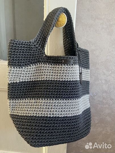 Сумка шопер вязаная