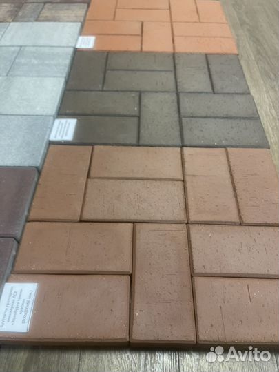 Брусчатка клинкерная лср Эдинбург темно-красный