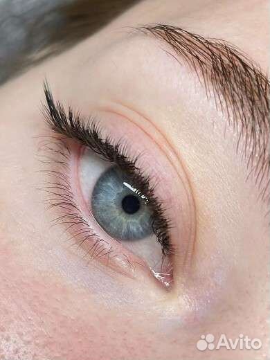 Наращивание ресниц,ламинирование, оформление брове