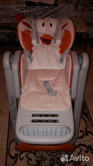 Стульчик для кормления chicco polly2start