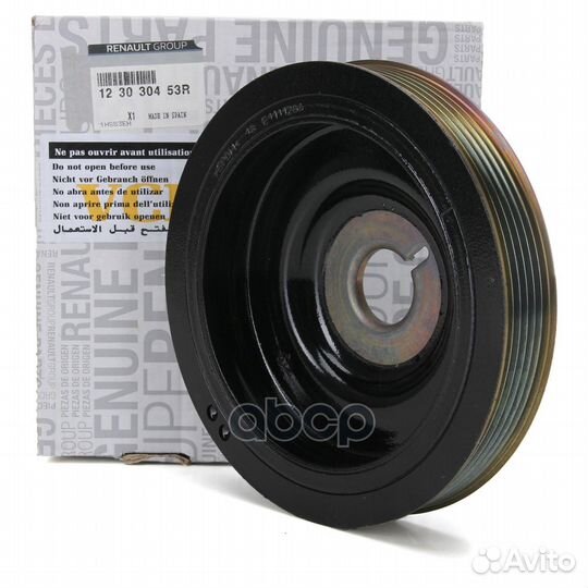 Шкив коленвала 123030453R renault