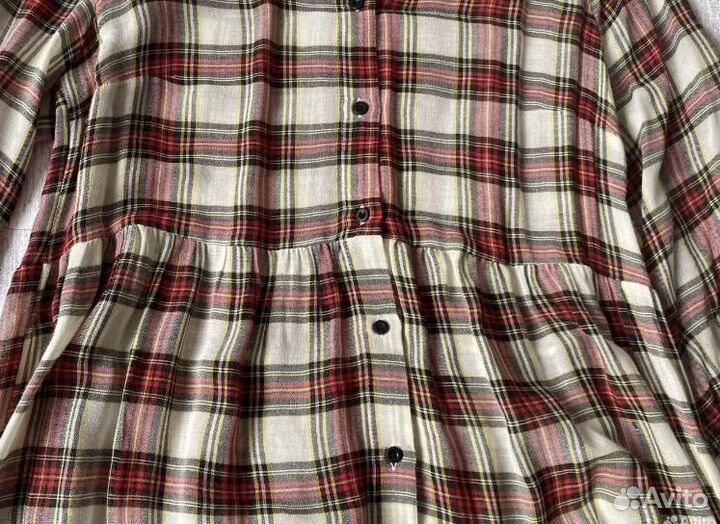 Платье zara 44-46 льняное