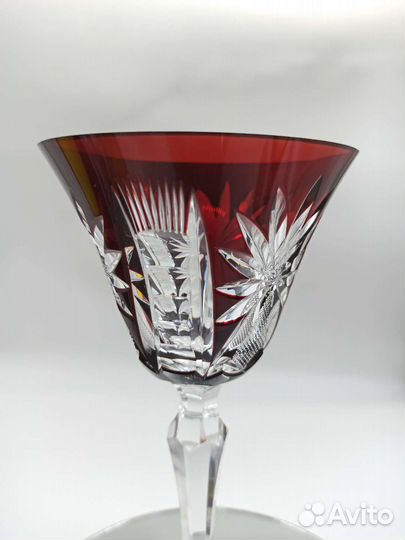 Бокалы цветной хрусталь
