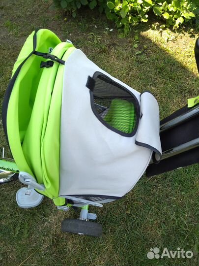 Детский трёхколёсный велосипед с ручкой