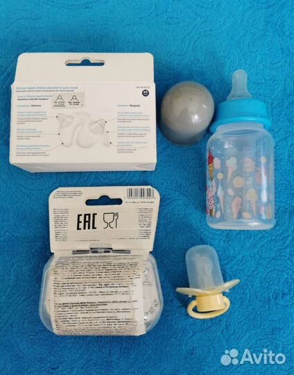 Соски, накладки на грудь, бутылочка
