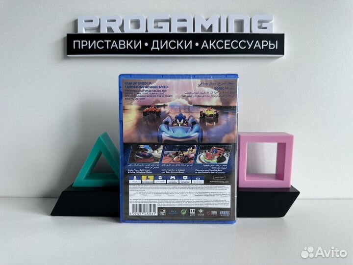 Team sonic team racing новый диск для sony ps4