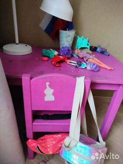 Детский стол и стул IKEA