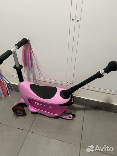Самокат mini micro с допами розовый