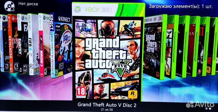 Xbox 360E Blue 500Gb/Прошит/Freeboot-Aurora/55Игр