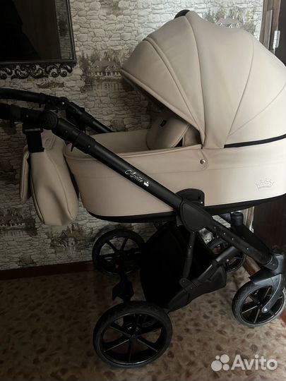 Коляска 2 в 1 эко кожа Quali Apollo