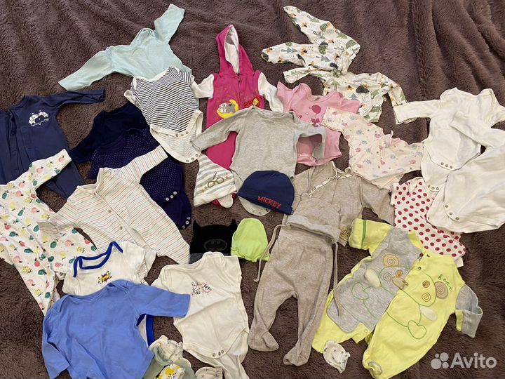 Вещи для малыша 0-6 мес-12 мес