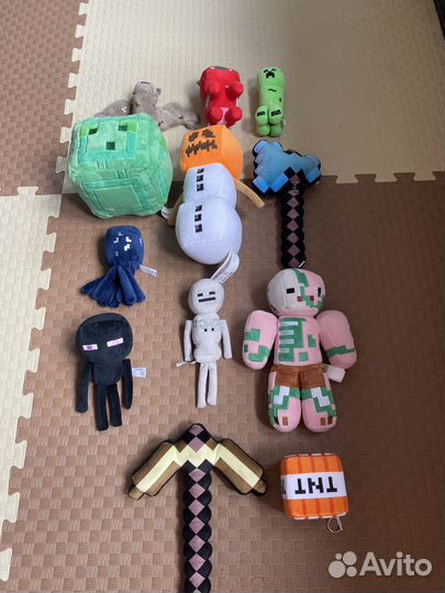 Мягкие игрушки майнкрафт