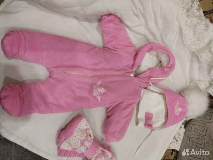 Конверт на выписку для девочке зима