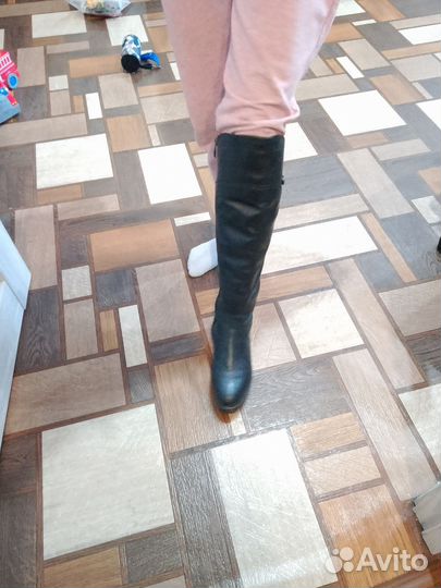 Сапоги женские натуральная кожа