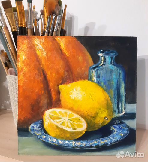 Картина маслом Лимон
