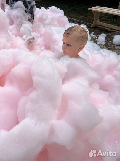 Цветная пенная вечеринка Пена-пати