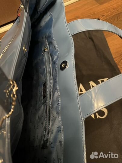 Сумка из лаковой кожи Armani Jeans