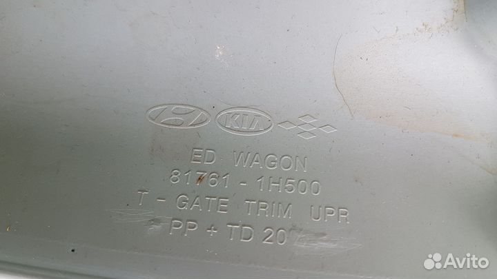 Накладка крышки багажника kia ceed ed sw универсал