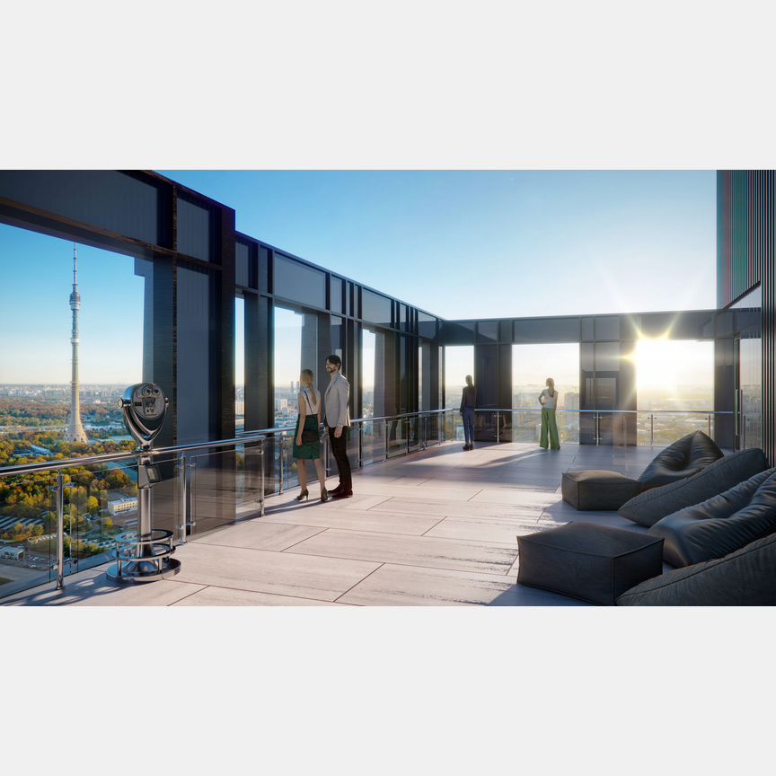 1-к. квартира, 38,5 м², 43/55 эт.