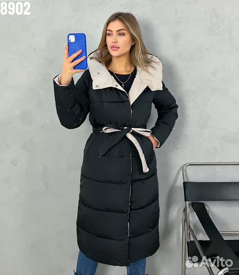 Куртка зимняя двухсторонняя женская